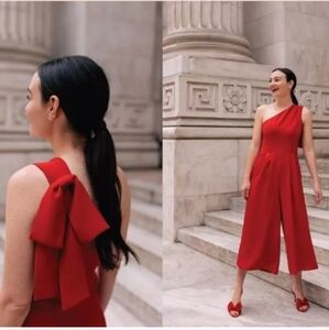 Gal Meets Glam Carmen One Shoulder Jumpsuit - NWT